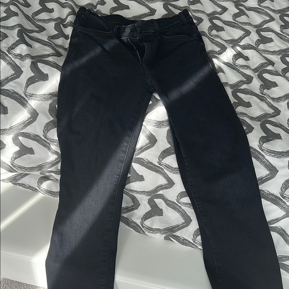 MOTHER High Rise Black Jeans Classic Style